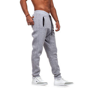 Wholesale Custom Logo Lightweight <b>Lace</b> Canvas Men's Sweatpants Breathable <b>Elastic</b> Waist Fleece Jogger Pants - Product Image 4