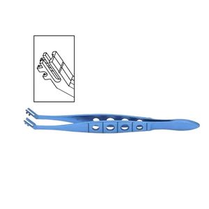 ที่จับเลนส์ไทเทเนียมขนาด 108 มม. แบบพับได้ สำหรับเครื่องมือจักษุวิทยาและหู คอ จมูก ใช้งานด้วยมือ ได้รับการรับรองมาตรฐาน CE ใช้ซ้ำได้ - Product Image 3