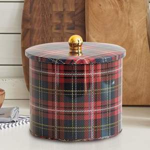 Ekose ที่เก็บอาหารลายสก๊อต3.5L Ø175x155มม. ที่จับกระป๋องโลหะทรงกลม - Product Image 2