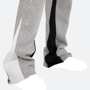 กางเกงขาบานสำหรับผู้ชายแบบลำลองกางเกงวิ่งแบบสตรีทแวร์กางเกงวอร์มผ้าคอตตอนยืดหยุ่นแบบกำหนดเองใหม่ - Product Image 6