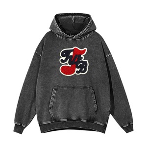 550gsm Mens Hoodies Pullover Oversized Hoodie Chenille Bordado Algodón Sudadera con capucha Heavyweight Hoodie Hombres Streetwear - Product Image 1