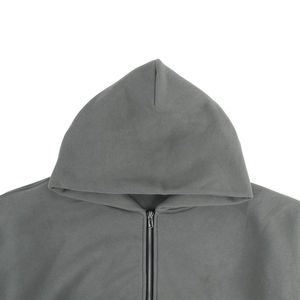 Usine directe sweat à capuche pour hommes nouveau Style 100% coton polaire 220g pull chaud pour l'automne et l'hiver décontracté tricoté vêtements de plein air - Product Image 2