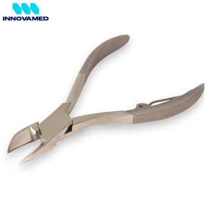 Non Slip Handle Toenail Clipper Cutter Precision Curved Blade Cutters for Thick and Ingrown Nails Podiatry Nippers - Product Image 2
