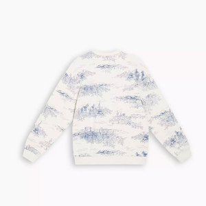 Coupe régulière hommes sweats hiver impression numérique tenue décontracté confortable manches longues polaire en gros - Product Image 5