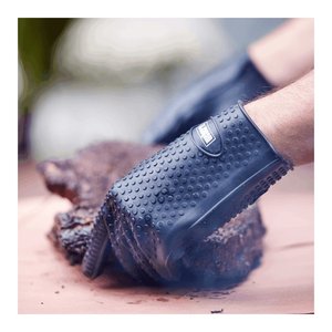 Black Silicone <b>BBQ</b> Glove 2pcs One Size (27.5cm) 7017 Series <b>BBQ</b> Accessories - Product Image 2