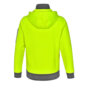 Hi Vis Quarter Zip Water Pullover Hi Vis <b>Hoodie</b> Safety Work Reflective Jumper <b>Hoodie</b> <b>High</b> <b>Viz</b> <b>High</b> Visibility Sweatshirt - Product Image 4
