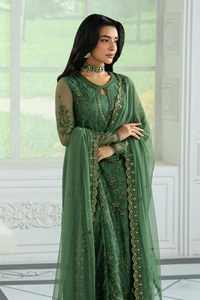 La dernière collection de vêtements de fête salwar kameez pour femmes vêtements de style inde et pakistanais robe en mousseline de soie vêtements de haute qualité - Product Image 3