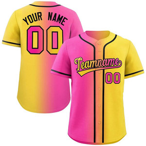 Maillots de baseball imprimés par sublimation de qualité supérieure, style hip-hop, personnalisation complète, OEM, expédition rapide, directement de l'usine, faible MOQ - Product Image 4