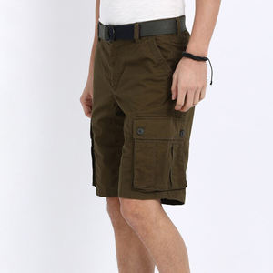 Pantalones Cortos Cargo para Hombre 100% Algodón, Estilo Urbano Informal, Pantalones Cortos Deportivos a Precio de Fábrica - Product Image 3