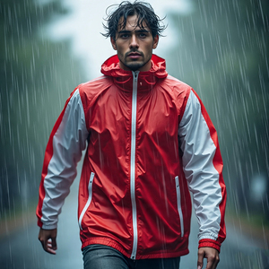 Men Waterproof Hooded Windbreaker Rain Jackets Breathable Men's Zipper Nylon Jackets Quick Dry <b>Camping</b> <b>Wind</b> <b>Breaker</b> Jackets - Product Image 6
