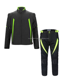 Combinaison de moto tout-terrain respirante et coupe-vent en cuir personnalisée pour hommes - Product Image 6