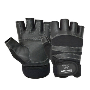 Vente en Gros OEM Logo Personnalisé Fitness Workout Haltérophilie Gym Gants D'entraînement Avec Poignet Soutien Protecteur Wraps Pour Unisexe. - Product Image 1