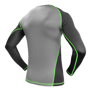 Camiseta de Protección Solar de Manga Larga Elástica con Estampado Personalizado, Camiseta de Surf para Hombre con Protección UV, Tejido Transpirable y de Secado Rápido - Product Image 6