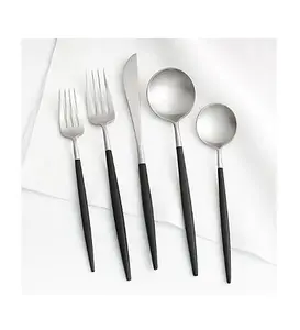 Kitchen and table decorative cutlery set creative quality flatware set spoon knife fork cutlery set from wholesale suppliers