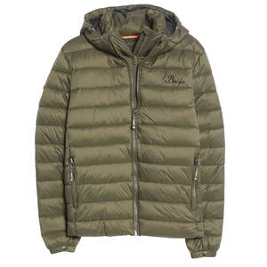 Quantité minimale de commande bas hommes veste d'hiver coupe-vent chaud coupe-vent vers le bas rembourré manteaux mâle col montant doudoune avec capuche zippée - Product Image 5