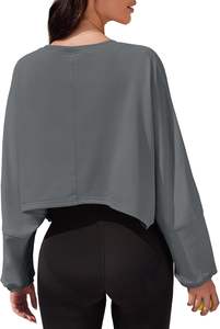 Nouvel Arrivage Sweat-shirt Tricoté à Manches Longues pour Femme, Imprimé par Transfert Thermique, Crop Top Décontracté à Capuche Sexy - Product Image 2