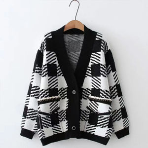 Suéter de la mejor calidad para mujer Otoño Invierno Color diferente mujer cuello en V suéteres al por mayor suéteres de mujer tarifa al por mayor - Product Image 3