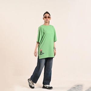 Vente en gros de t-shirts de marque grande taille t-shirts surdimensionnés t-shirts pour femmes de grande taille t-shirts décontractés personnalisés - Product Image 1
