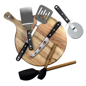 JINSHAN, conjunto de cristal redondo de madera de lujo elegante, decoración nórdica moderna para el hogar y la sala de estar, bloques de cortar elegantes para mesas de café - Product Image 2