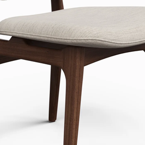 Modern Simple Solid Wood Nordic Style Light Luxury Cloth <b>Chair</b> with Backrest <b>Stackable</b> for Home <b>Dining</b> Room Hotel Use japan - Product Image 2