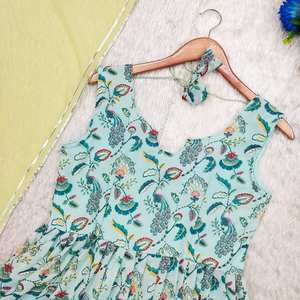 Georgette de diseñador con estampado digital Fancy Kameez Suit Long Fashion-Style Pakistani Dress para función de fiesta, traje de diseñador - Product Image 4