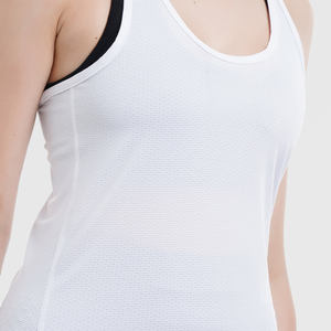 Meilleure vente de débardeur d'entraînement de marque personnalisée pour femmes coupe décontractée respirant évacuant la sueur débardeur de sport de gymnastique - Product Image 5