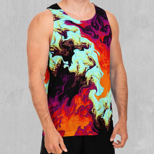 Conception de logo personnalisé Sublimation Seamless Séchage rapide Fitness Sports Running Singlet Débardeurs pour hommes à bas prix avec OEM - Product Image 3