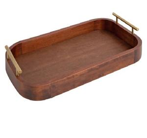 Plateaux de service ronds en acier inoxydable argenté, dernier design, pour chocolats, desserts, plats sucrés - Product Image 1