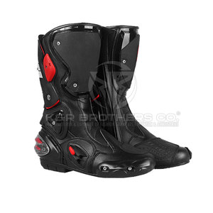 Chaussures de moto à la mode pour hommes avec semelle à haute traction pour une conduite sûre, chaussures de moto décontractées pour hommes - Product Image 2