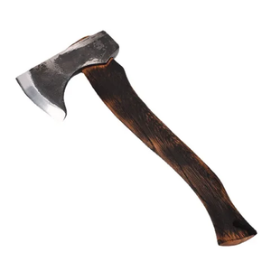 Wholesale Customized High Quality OEM ODM <b>Service</b> Professional Hand-<b>Forged</b> Survival Axe With Leather Sheath & Ash Wood Handle - Product Image 5