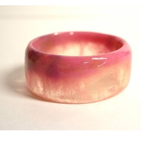 Pulsera de Cuentas Acrílicas Personalizada, Joyería India Transparente Irregular, Brazalete Tradicional con Estilo de Ángel para Mujer - Product Image 6