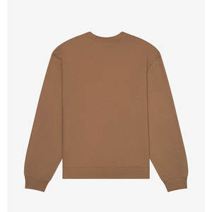 Carta 3D bordado venta al por mayor mujer sudadera personalizada hombres cuello redondo cinta polar invierno pulóver sudadera - Product Image 3