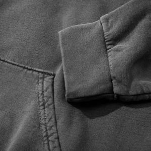 Custom Vintage Washed Charcoal Grey <b>Hoodie</b> - Classic <b>Plain</b> Pullover <b>Hoodie</b> <b>for</b> <b>Men</b> and Women in Urban Streetwear - Product Image 3