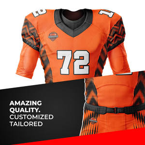 2025 personalizado clásico uniforme de fútbol americano de manga corta OEM ODM Venta de servicio al por mayor - Product Image 5