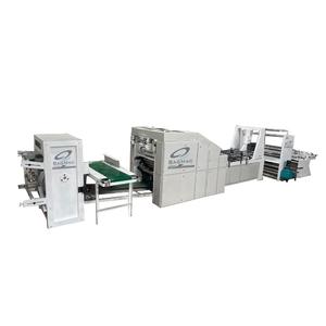 High-<b>Speed</b> Fully Automatic Low Gsm Paper <b>Bag</b> Forming Machine Square Bottom Food <b>Bag</b> Maker with PLC Motor New - Product Image 1