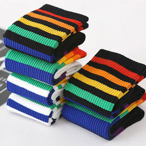 New rainbow Striped Pride <b>Socks</b> Sport Cotton <b>Socks</b> Student Pop Unisex rainbow <b>Socks</b> - Product Image 3
