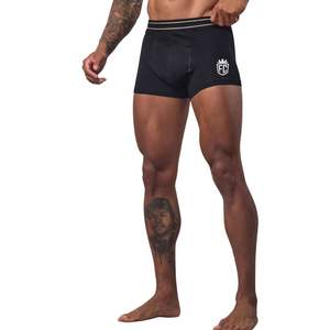 Boxers pour hommes Noire, sous-vêtements en coton extensible respirant, confortables pour un usage quotidien, adaptés à un style de vie décontracté et actif - Product Image 6