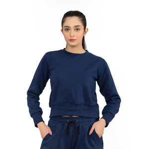 Chándal Deportivo Informal para Mujer, con Capucha, Cuello en V, Logotipo, 100% Algodón, Transpirable, Ligero, 2 en 1, con Cierre de Cordón, para Invierno - Product Image 1