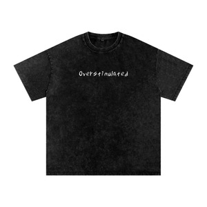 Nuevo estilo, camisetas Vintage de alta calidad para hombre, camiseta lavada con ácido con logotipo personalizado para hombre, camisetas antibolitas en blanco de algodón 100% - Product Image 2