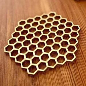 Sous-verres en bois carrés de qualité supérieure Tapis de boisson décoratifs en bois naturel Coffret cadeau parfait au prix de gros - Product Image 6