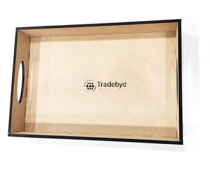 Tradebyd Plateau en bois MDF de qualité supérieure Plateau de service de luxe pour cuisine, hôtel et restaurant - Product Image 3