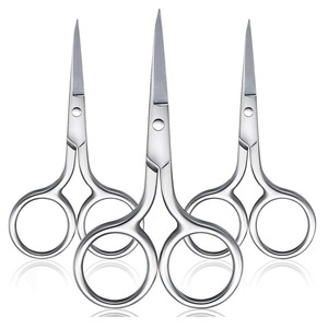Ciseaux à cuticules droits en acier inoxydable, forme d'oiseau, broderie, durables, personnalisables, pour la décoration des ongles - Product Image 2