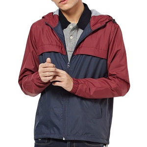 windbreak Best Selling Lightweight <b>Canvas</b> Windbreaker <b>Jacket</b> for Men Custom Color Waterproof Windproof with Hooded 2026 - Product Image 1