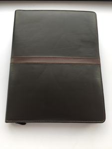 กระเป๋าใส่ปากกาหนัง PU สีน้ำตาล - Product Image 3