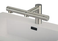 Robinet automatique multifonctionnel avec distributeur de savon et sèche-mains en acier inoxydable 304 pour cuisine et salle de bain
