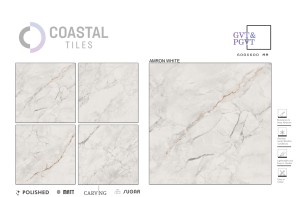 AMRON GREY Carreaux en porcelaine polie 600x600MM / 24X24 / 2x2 ft Carreaux de qualité supérieure - Product Image 4