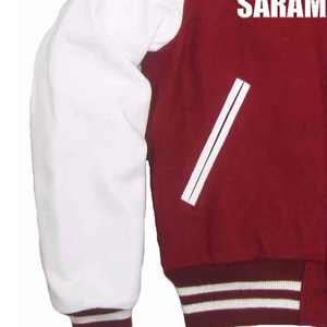 Chaqueta Universitaria Clásica de Lana con Cuello Alto y Logotipo Bordado Personalizado en la Parte Delantera - Chaqueta Universitaria de Invierno para Hombre - Product Image 6