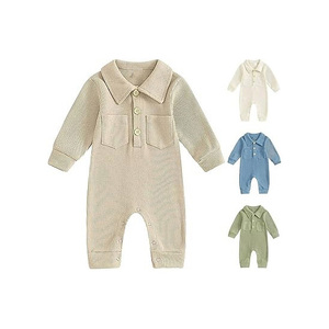 Proveedor de fábrica de alta calidad, ropa de bebé personalizada, pijamas orgánicos con cremallera para bebé, 100% algodón, verano, niño recién nacido, niña, bebé personalizado - Product Image 5