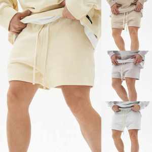Custom Wholesale Plain Streetwear Drawstring Blank Heavy Thick French Terry Cotton Jogger <b>Shorts</b> <b>Men</b> Cotton <b>Fleece</b> Sweat <b>Shorts</b> - Product Image 5