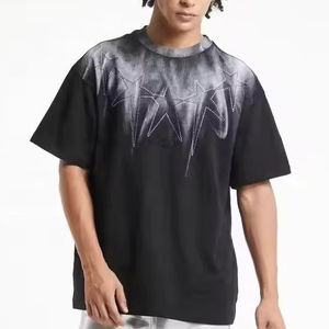 เสื้อยืดออกกำลังกายผู้ชายผ้าฝ้ายคุณภาพสูงสำหรับวิ่ง ฟิตเนส เวิร์คเอาท์ และยิม รับผลิตตามสั่งพร้อมสกรีนโลโก้ - Product Image 2